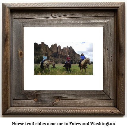 horse trail rides near me in Fairwood, Washington